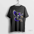 Trendy Officials Baltimore Ravens Gridiron Style Purple Grit Design Shirt Sweater Unisex