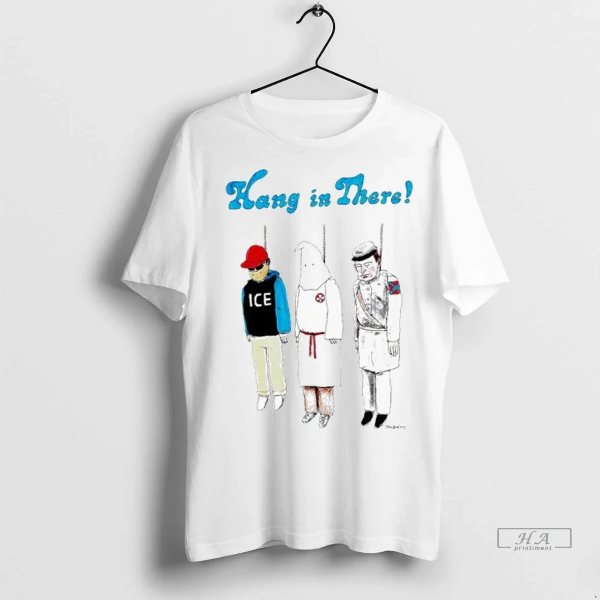 Trendy Officials Hang In There Ice Ku Klux Klan Nazis Novorossiya Hanging Shirt Sweater Unisex
