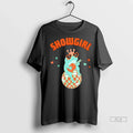 Trendy Officials Showgirl Frog Playing Guitar On A Mirror Ball Shirt Sweater Unisex