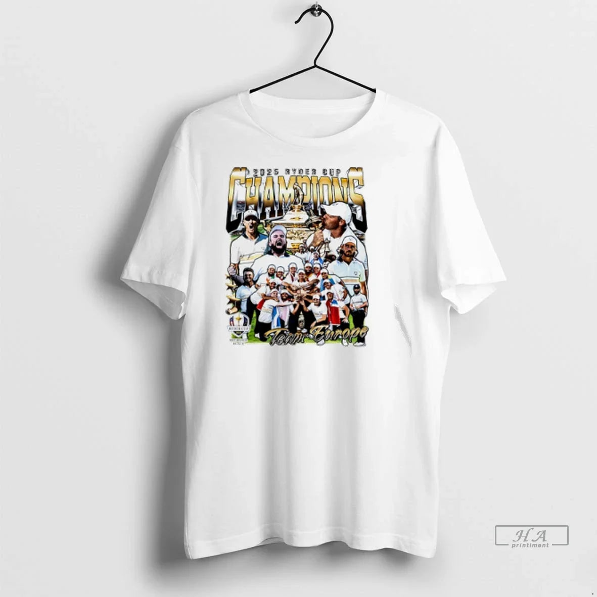 Trendy Officials Team Europe Wins The Ryder Cup 2025 Champions Shirt Sweater Unisex