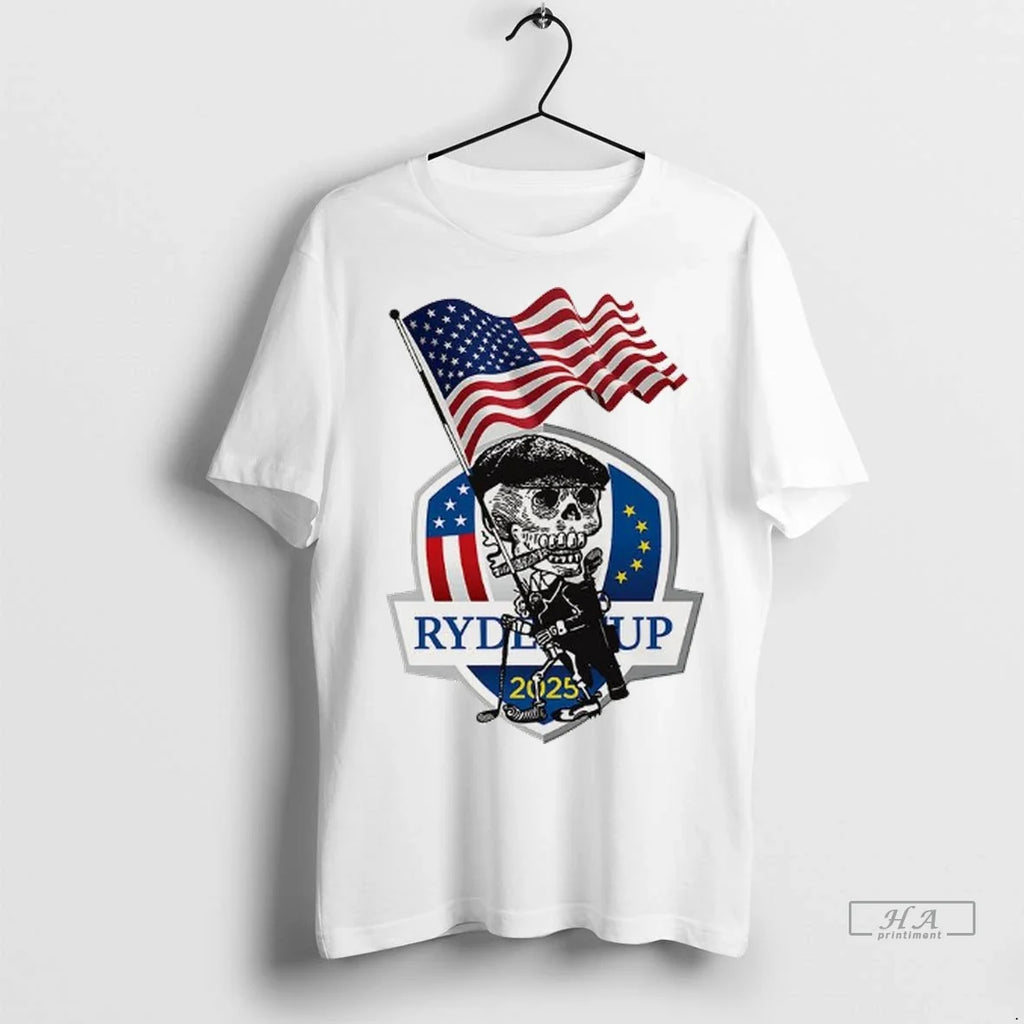 Trendy Officials Usa Ryder Cup 2025 Skull Shirt Sweater Unisex