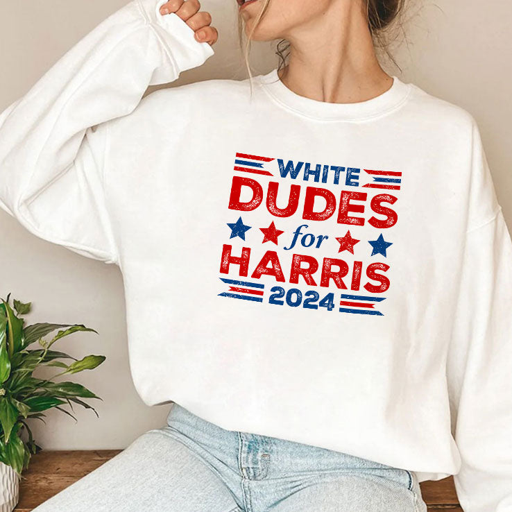 White Dudes For Harris 2024 T Shirt