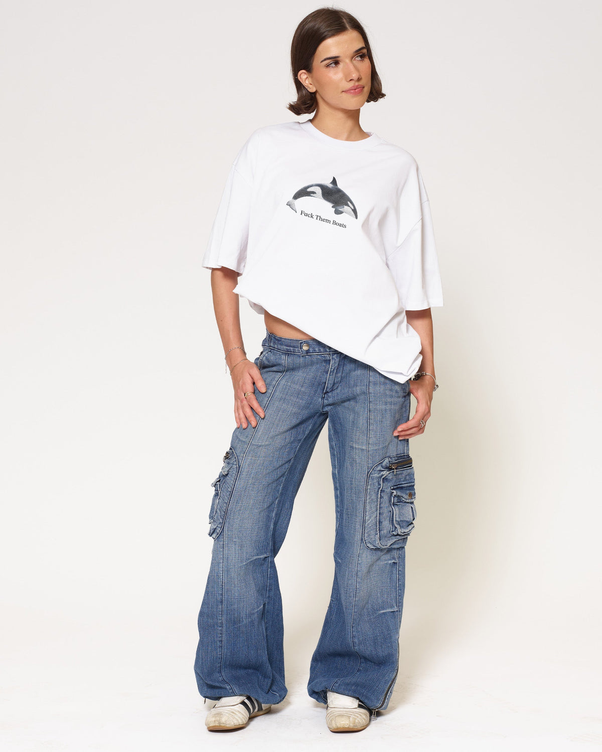 Fuck Them Boats Oversized Tee Unisex