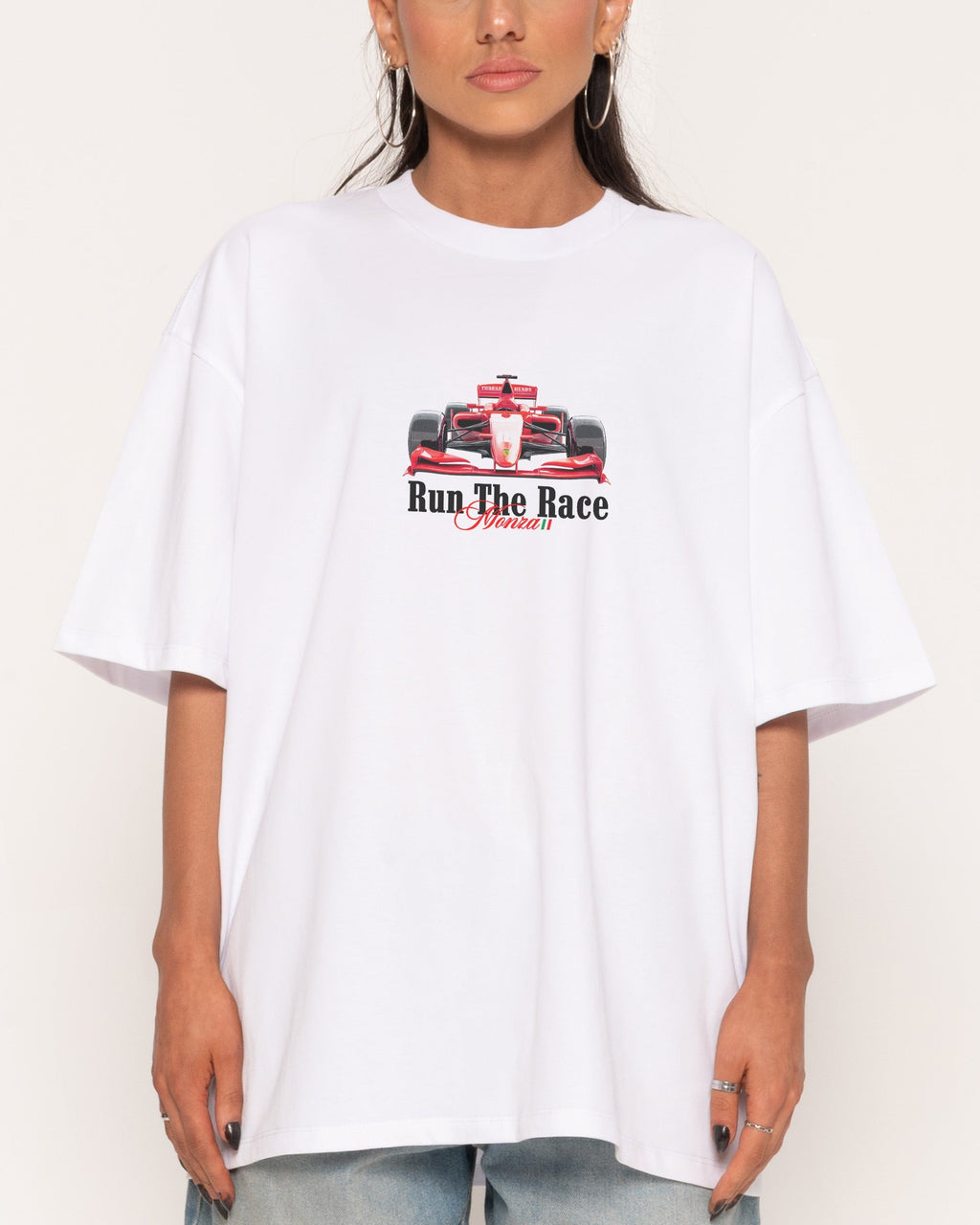 Run the Race Oversized Tee Unisex