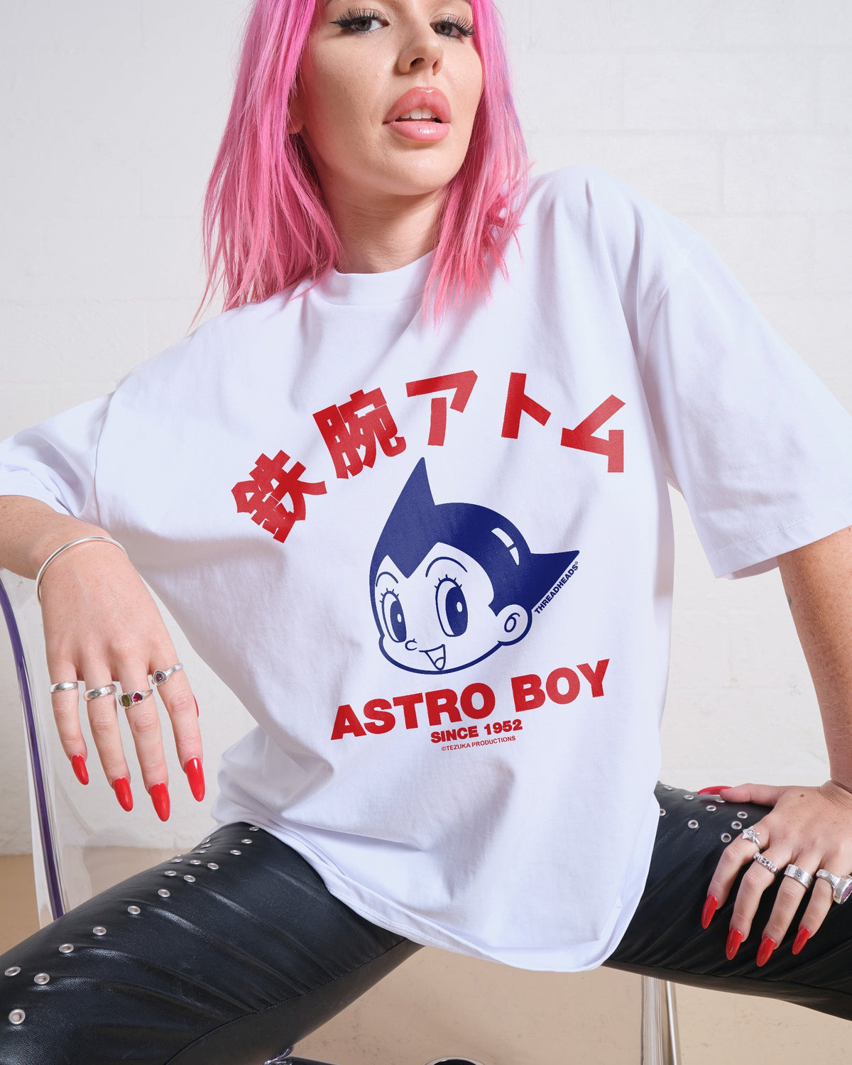 Astro Boy Face Oversized Tee Unisex