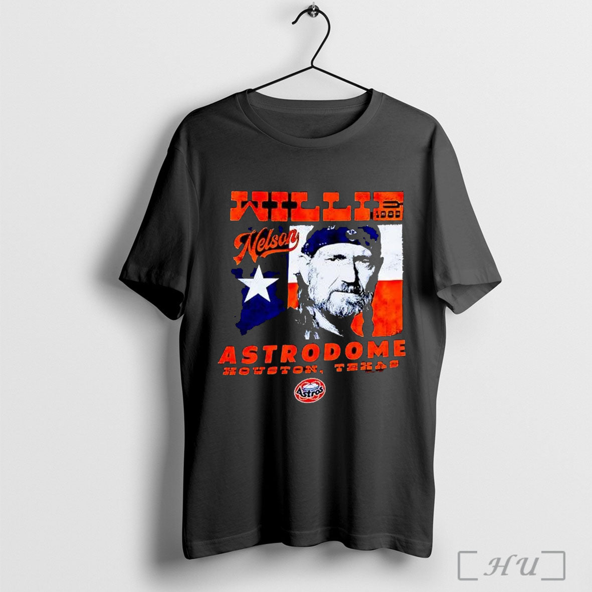 Willie Nelson Astros T Shirt Unisex