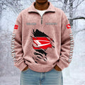 Daihatsu Custom Name Quarter Zip Pullover Sweatshirt - Multicolor