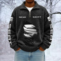 Seat Custom Name Quarter Zip Pullover Sweatshirt - Multicolor