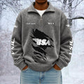 BSA Custom Name Quarter Zip Pullover Sweatshirt - Multicolor
