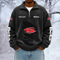 BETA Custom Name Quarter Zip Pullover Sweatshirt - Multicolor