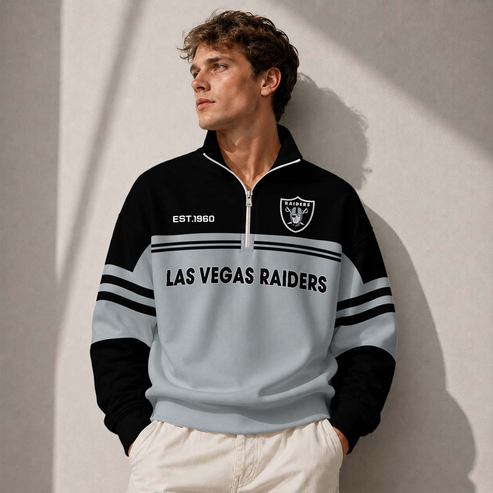 LVR x football Half-Zip Sweatshirt