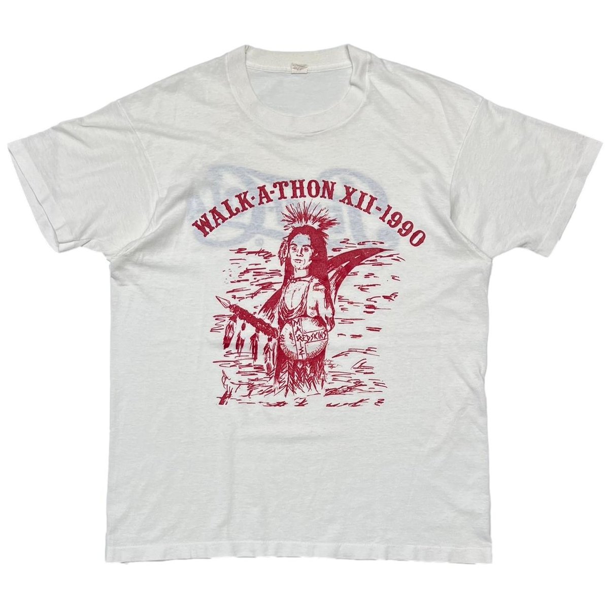 WALK-A-THON Ⅻ-1990 x PEPSI-COLA WHITE LARGE 8503
