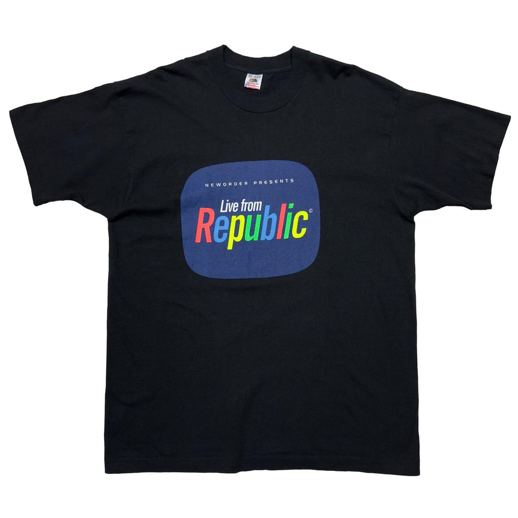 NEW ORDER LIVE FROM REPUBLIC FRUIT OF THE LOOM XL 7858