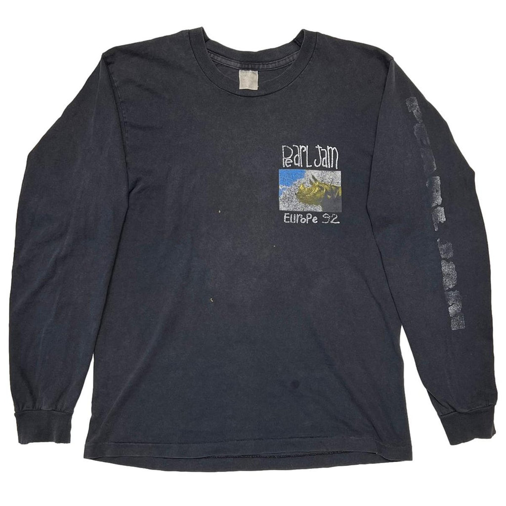 PEARL JAM EUROPE 1992 music for rhinos LS FITS LARGE 7761
