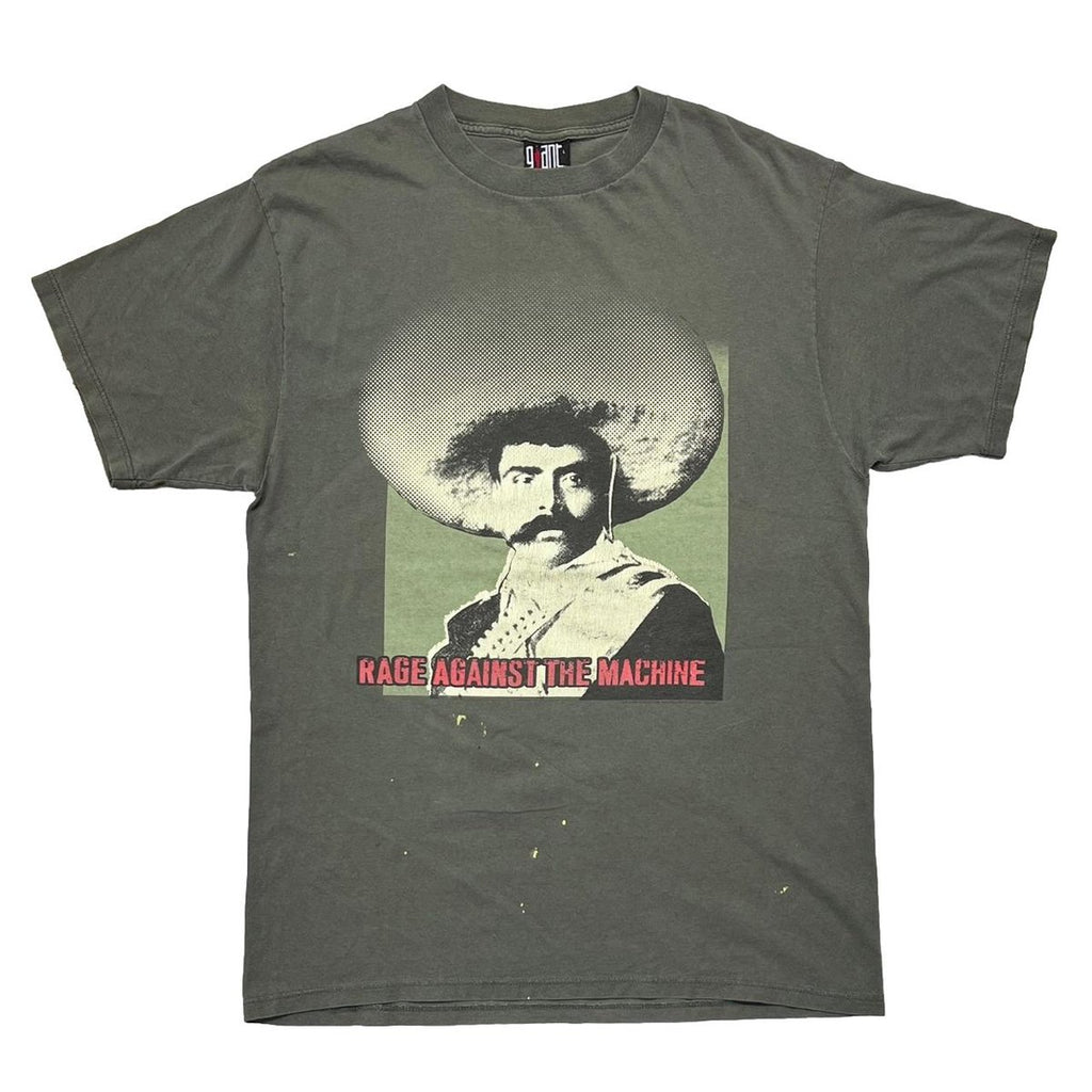 RAGE AGAINST THE MACHINE EMILIANO ZAPATA OLIVE GINAT BY TULTEX LARGE 5919