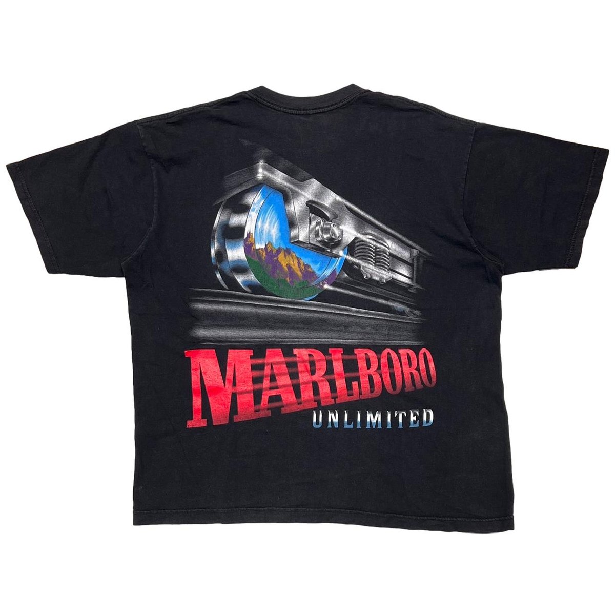 Marlboro UNLIMITED RAILROAD POCKET TEE FITS XL 4439