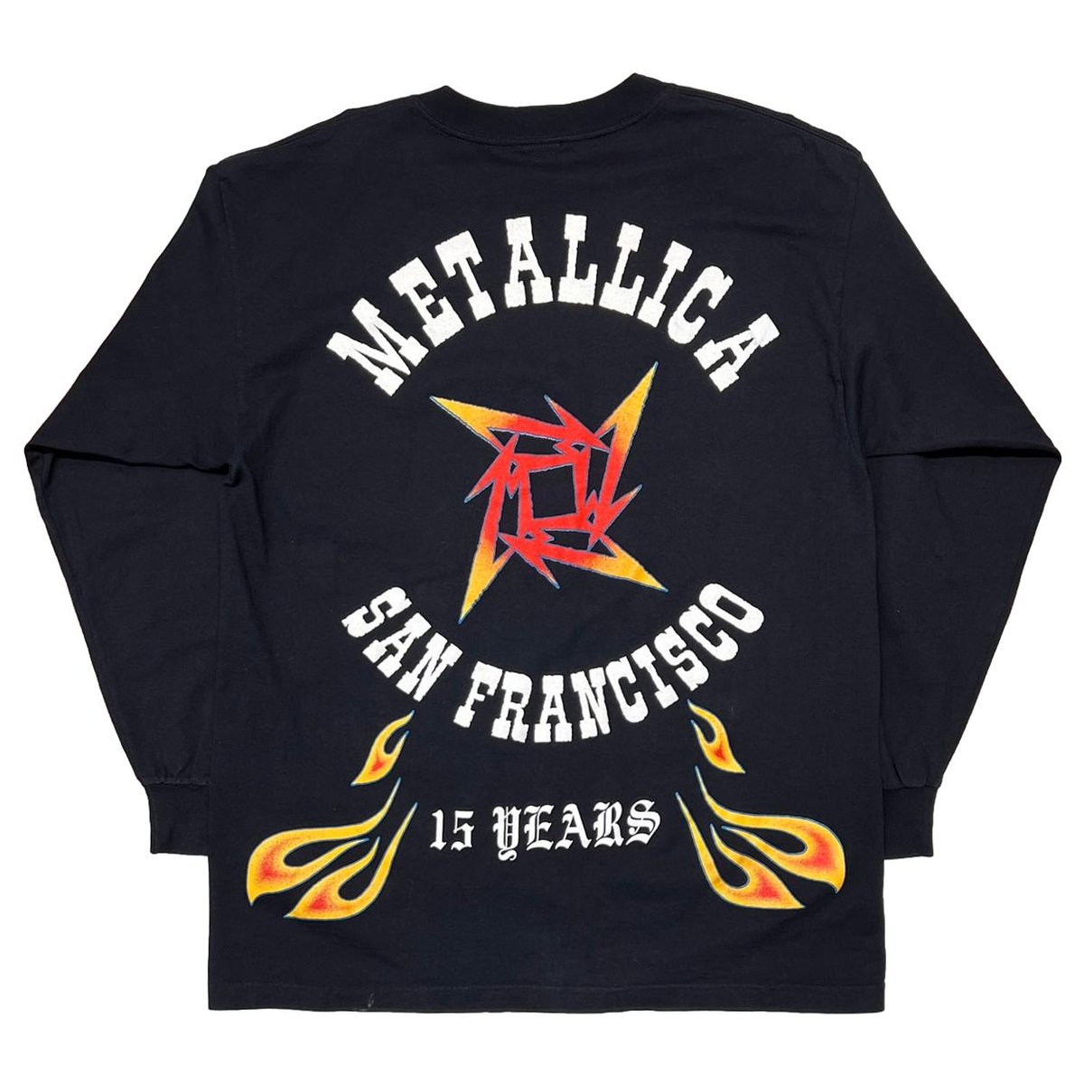 METALLICA 15 YEARS FLAME LS GIANT XL 2393