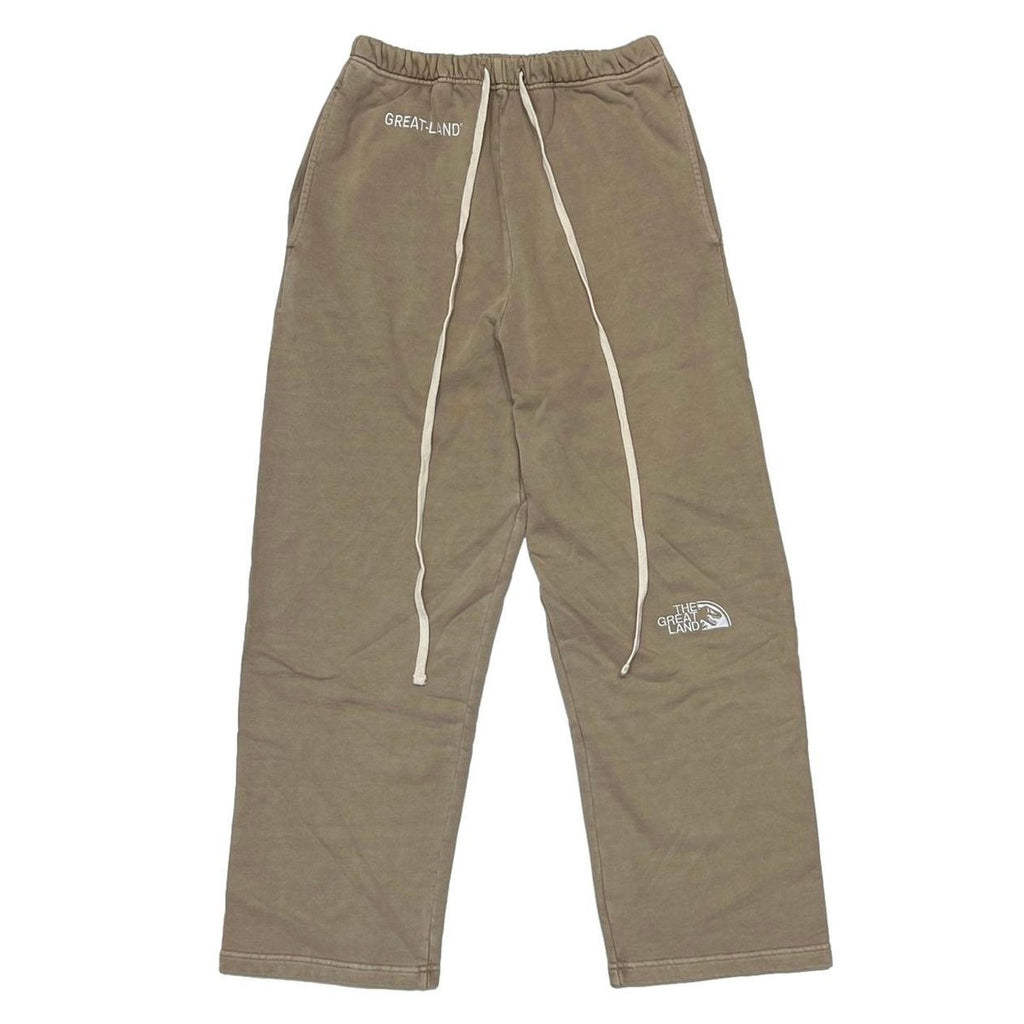 greatLAnd ORIGINAL REXY FLARE SWEAT PANT TAN