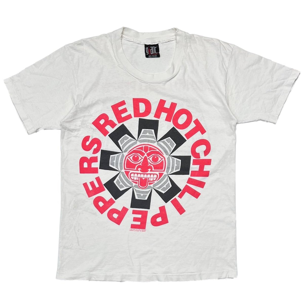 RED HOT CHILI PEPPERS Aztec WHITE GINAT LARGE 3598