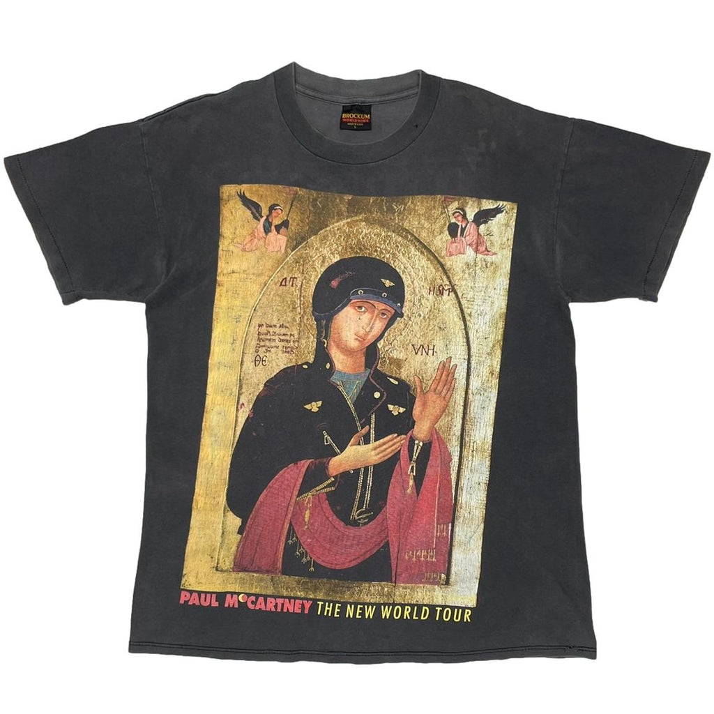 PAUL McCARTNEY THE NEW WORLD TOUR BIKER LIKE AN ICON BROCKUM LARGE 1679
