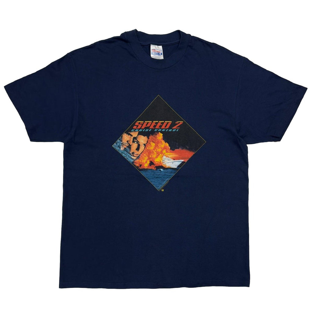 SPEED 2 1997 MOVIE PROMO NAVY HANES XL 8648