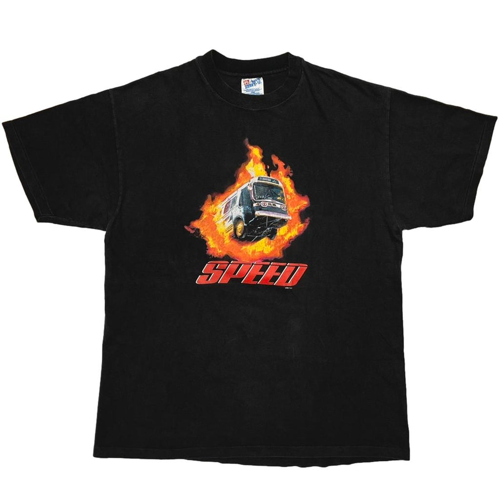 SPEED 1994 MOVIE PROMO GEY READY FOR RUSH HOUR HANES LARGE 3544