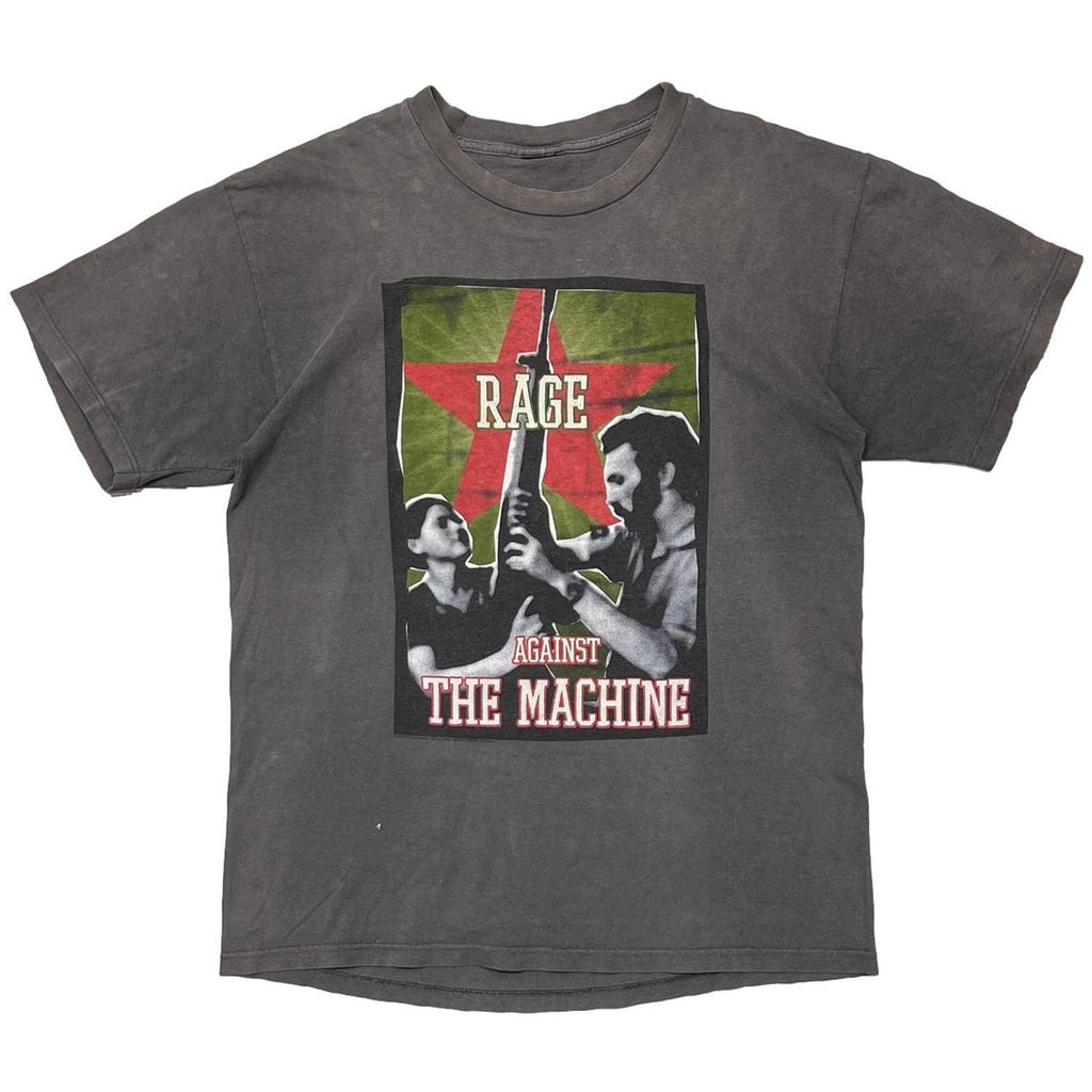 RAGE AGAINST THE MACHINE 2000 GUN STAR CHARCOAL FITS LARGE 7552