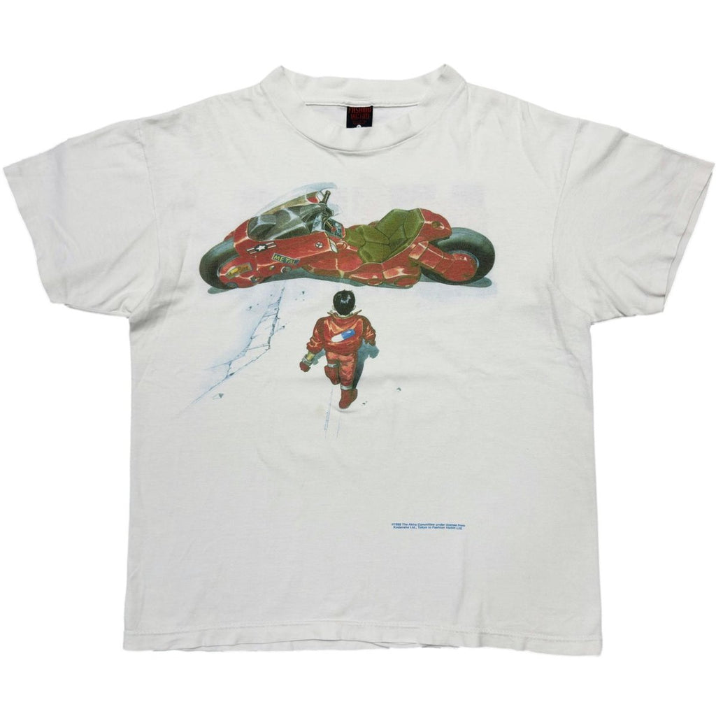 AKIRA 1988 KANEDA BIKE TEE WHITE FASHION VICTIM LARGE 3946