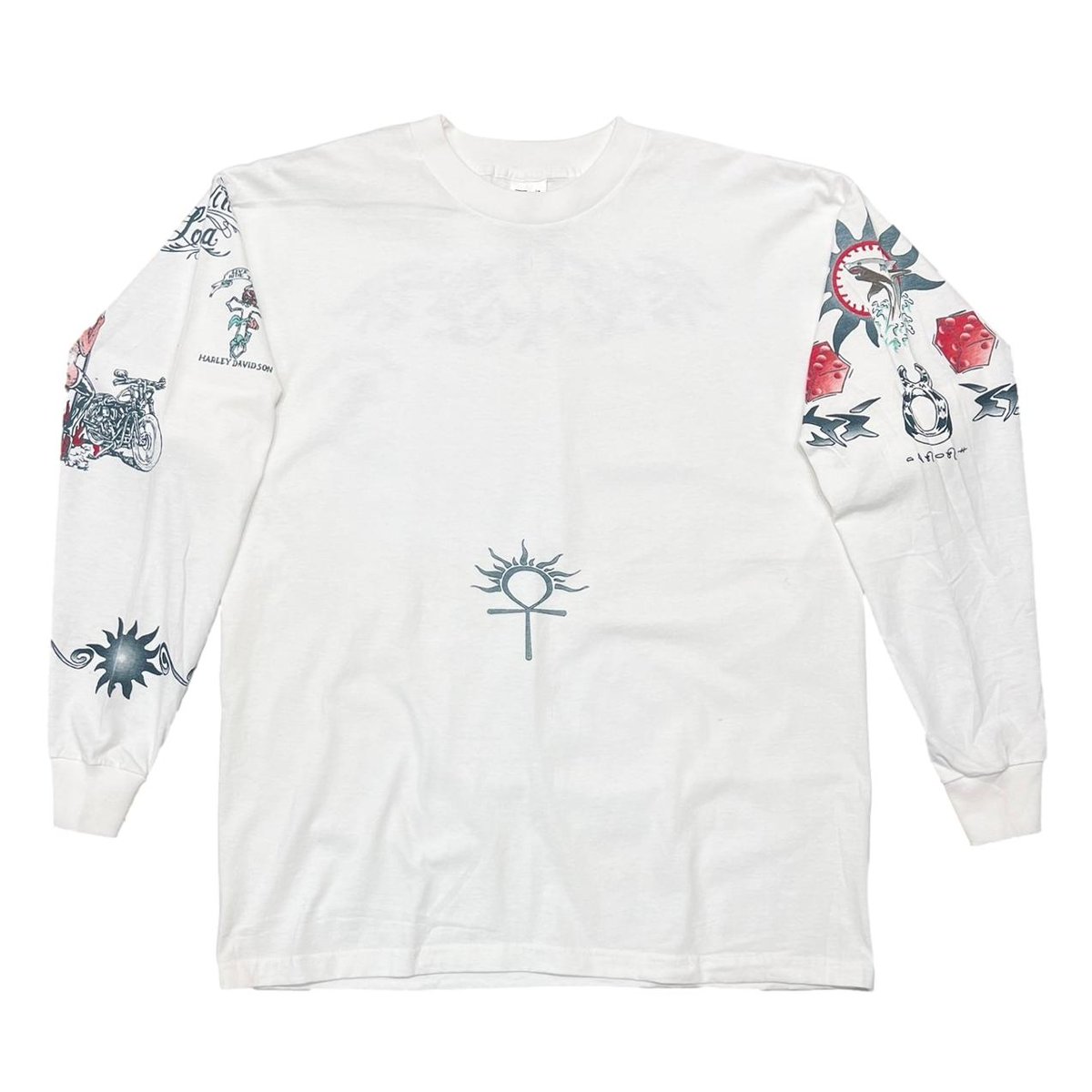 DENNIS RODMAN TATTOO LS WHITE XL 2741