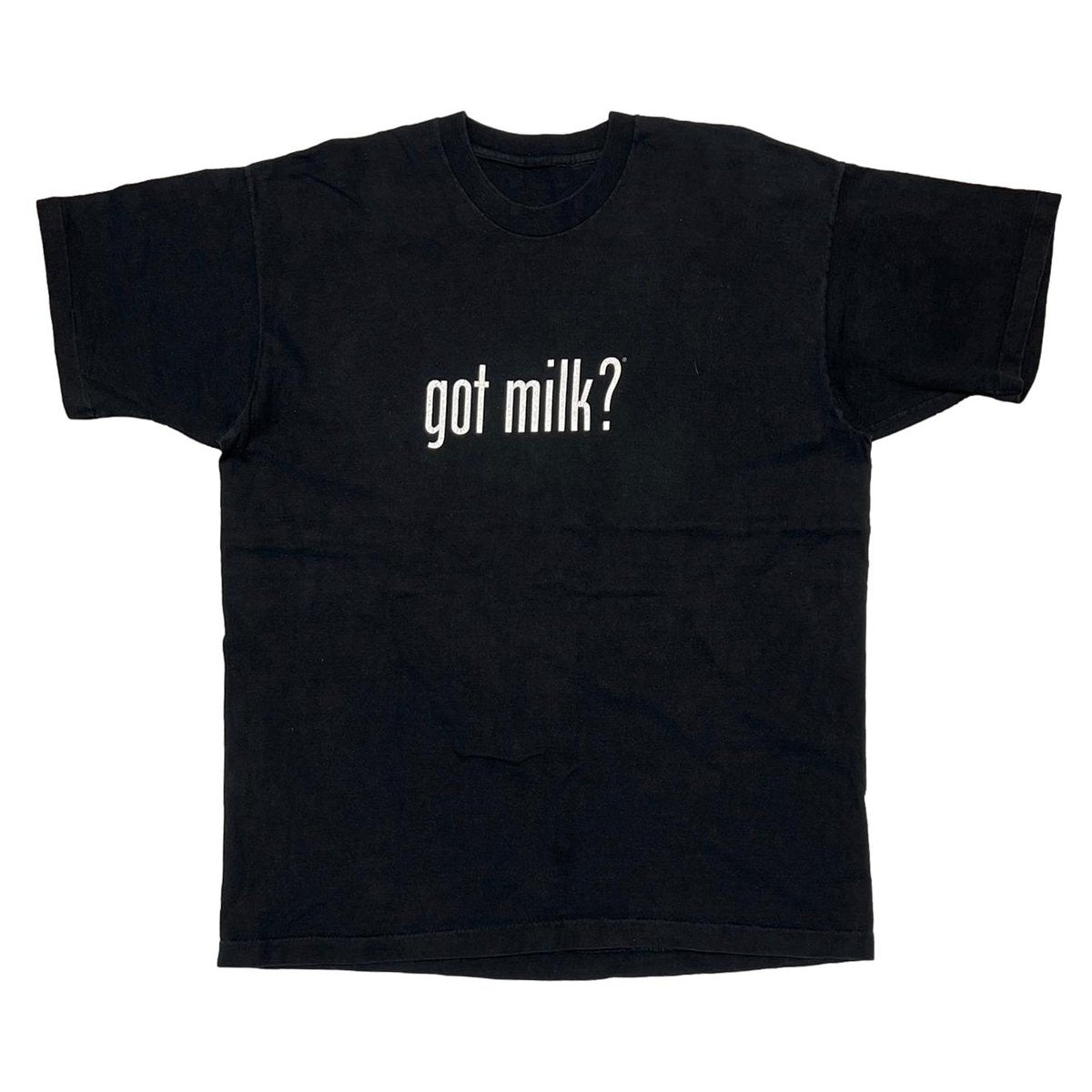 OLD&VINTAGE got milk? BLACK FITS XL 9934