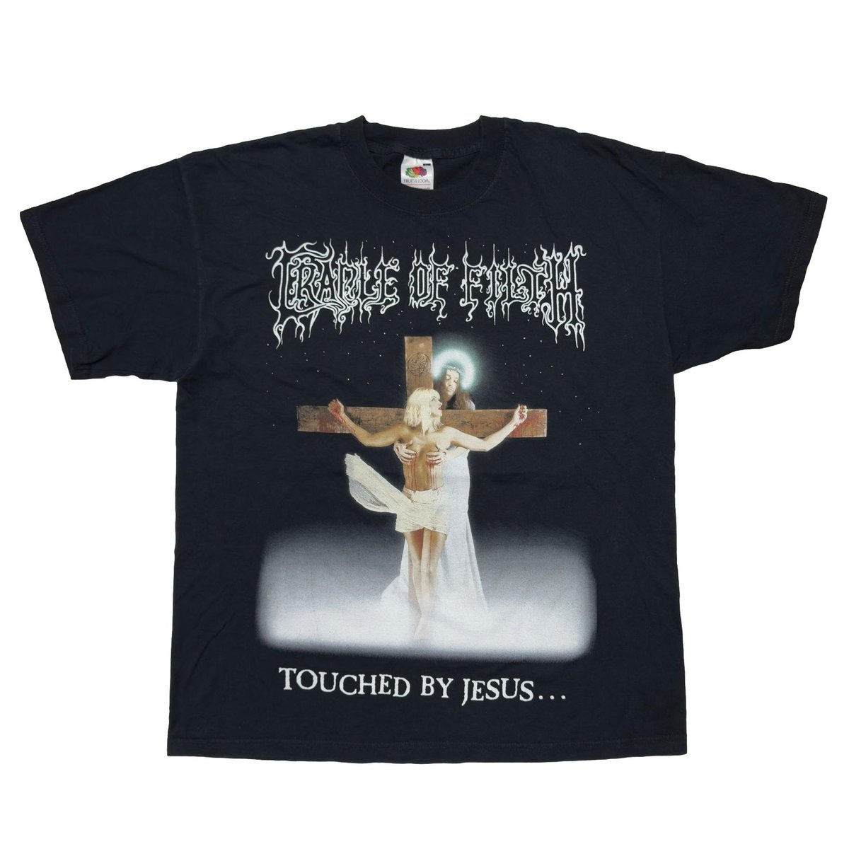 CRADLE OF FILTH 2000 TOUCHED BY JESUS FINGERED BY GOD FRUIT OF THE LOOM XL 4461