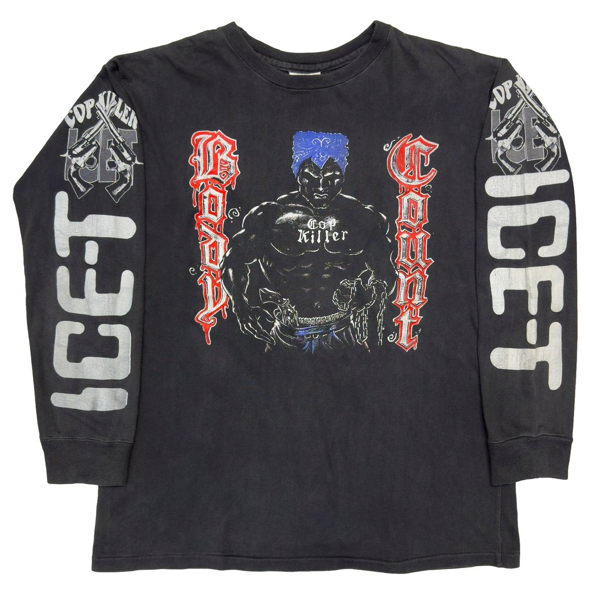 BODY COUNT COP KILLER ICE-T LS LARGE 2859