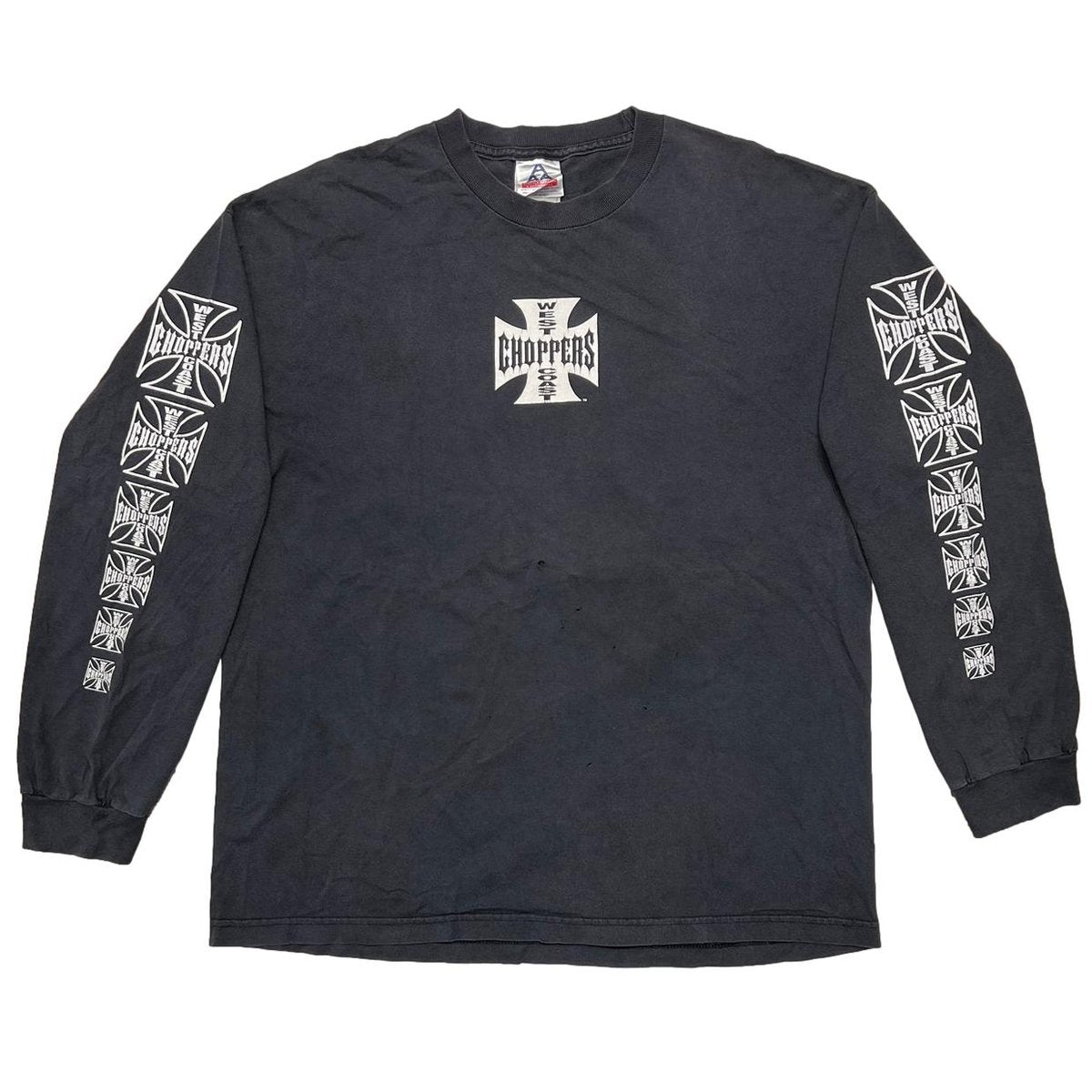 WEST COAST CHOPPERS IRON CROSS LONG BEACH LA LS ALSTYLE XL 5942