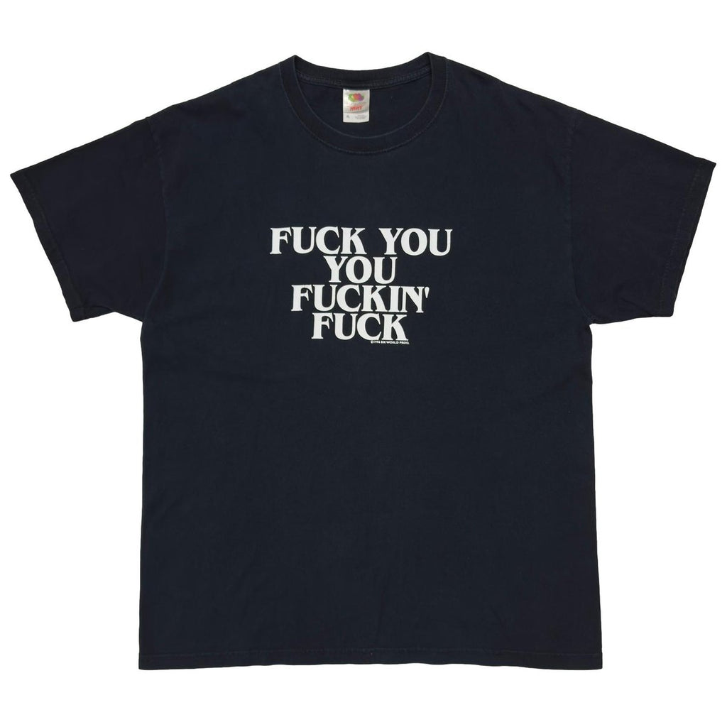 OLD&VINTAGE FUCK YOU YOU FUCKING FUCK FRUIT OF THE LOOM XL 1391