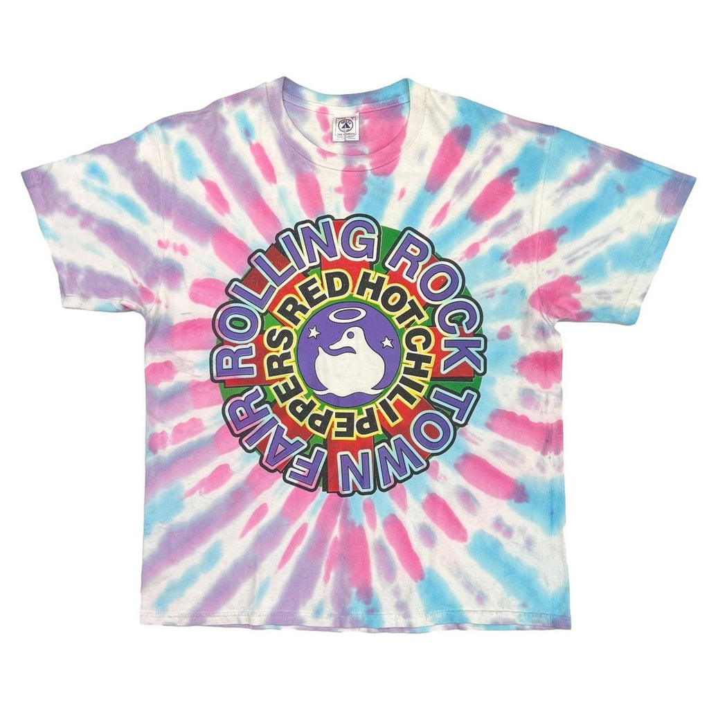 RED HOT CHILI PEPPERS ROLLING ROCK TOWN FAIR TIE DYE DELTA LARGE 1769