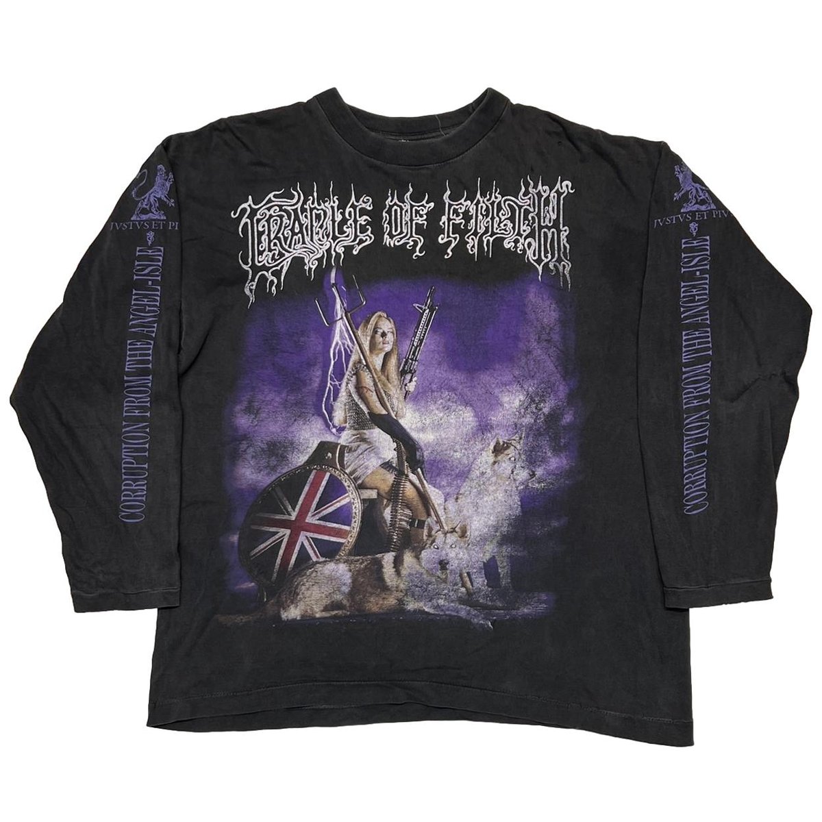 CRADLE OF FILTH SPEARHEADING MILLENNIAL WAR LS FITS XL 6416