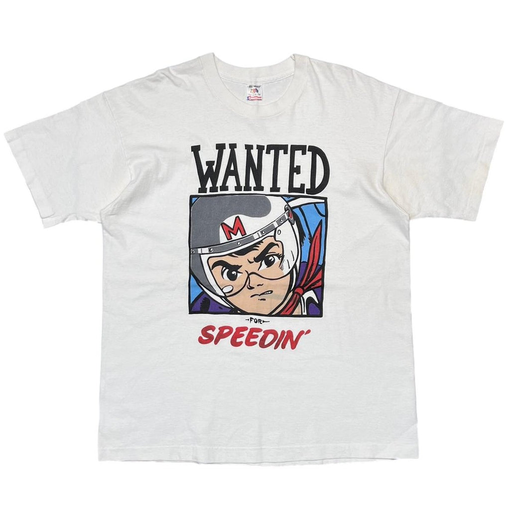 SPEED RACER GO WANTED FOR SPEEDIN WHITE FRUIT OF THE LOOM XL 7564