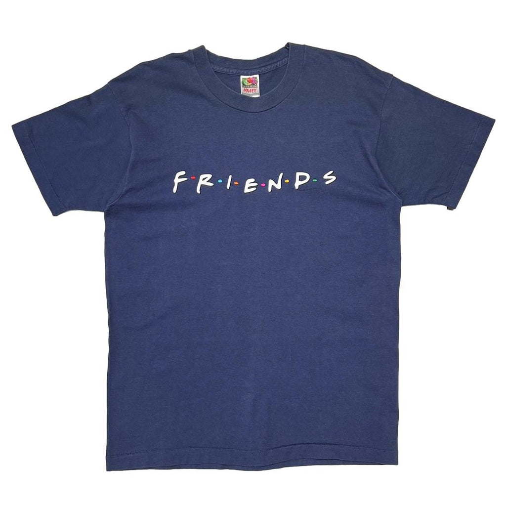 FRIENDS MOVIE PROMO LOGO DARK BLUE FRUIT OF THE LOOM LARGE 5443