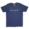 FRIENDS MOVIE PROMO LOGO DARK BLUE FRUIT OF THE LOOM LARGE 5443