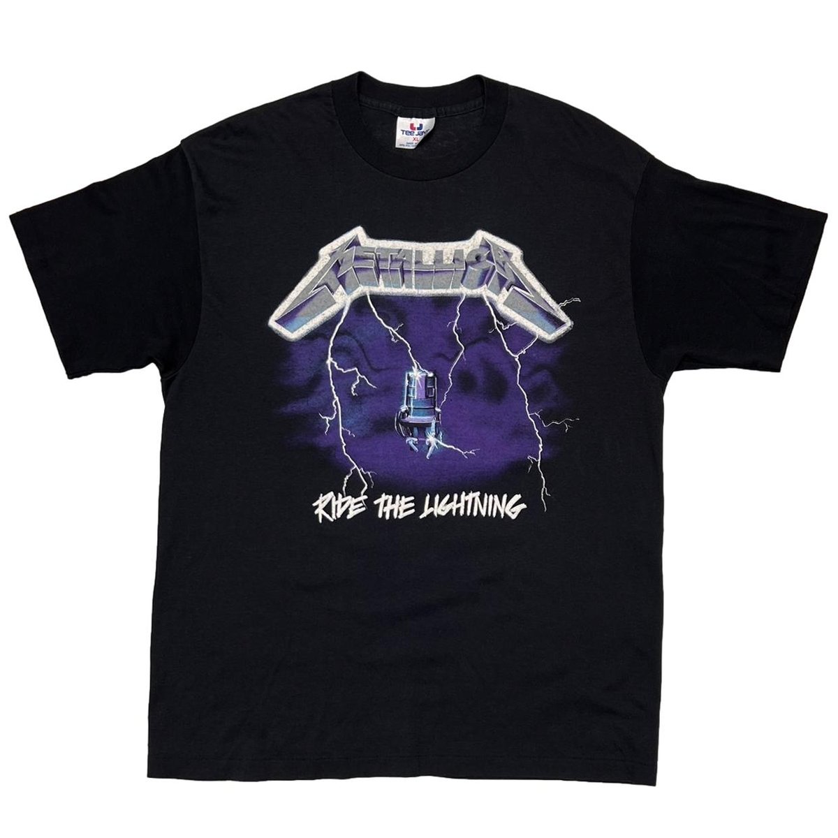 METALLICA 1987 RIDE THE LIGHTNING TEE JAYS XL 1027