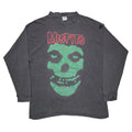 MISFITS HUGE GREEN SKULL BOOTLEG LS XL 5089