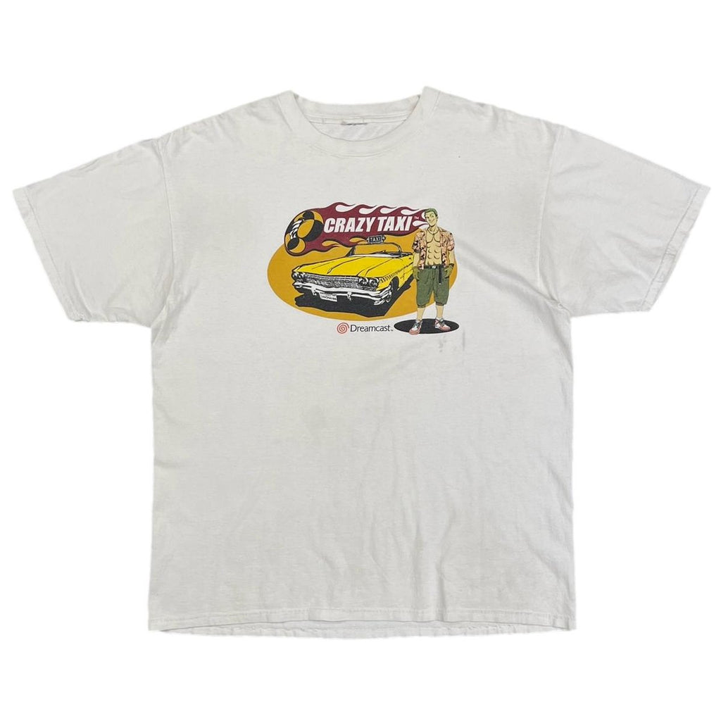 CRAZY TAXI Dream Cast VIDEO GAME PROMO WHITE FITS XL 8288