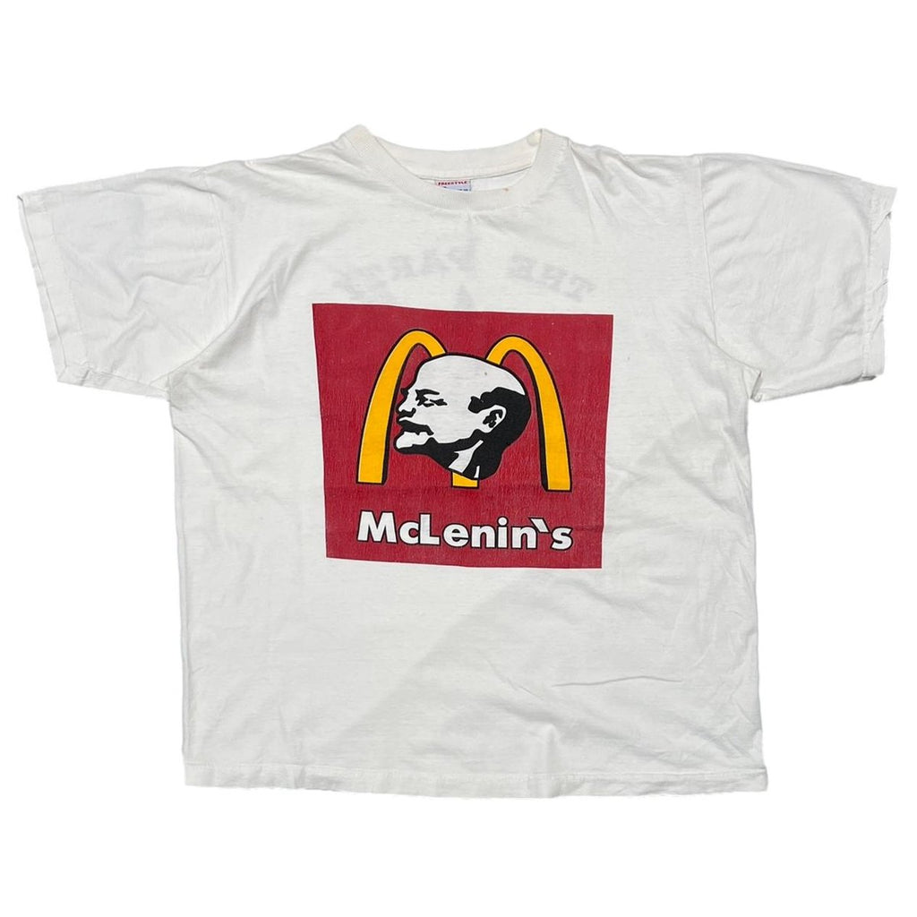 OLD & VINTAGE McLenin's LENIN McDonald's PARODY WHITE XL 9110