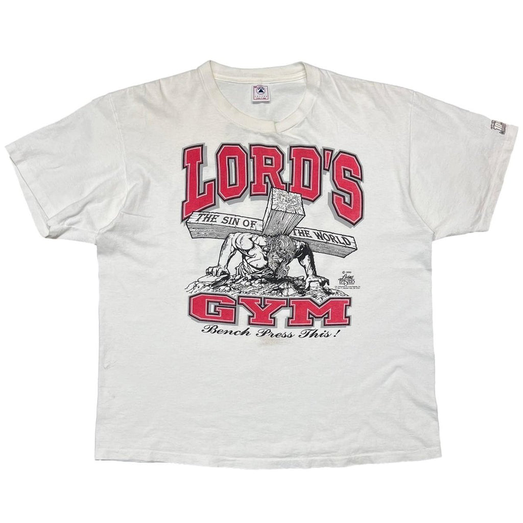 LORD'S GYM HIS PAIN YOUR GAIN WHITE DELTA XL 9755