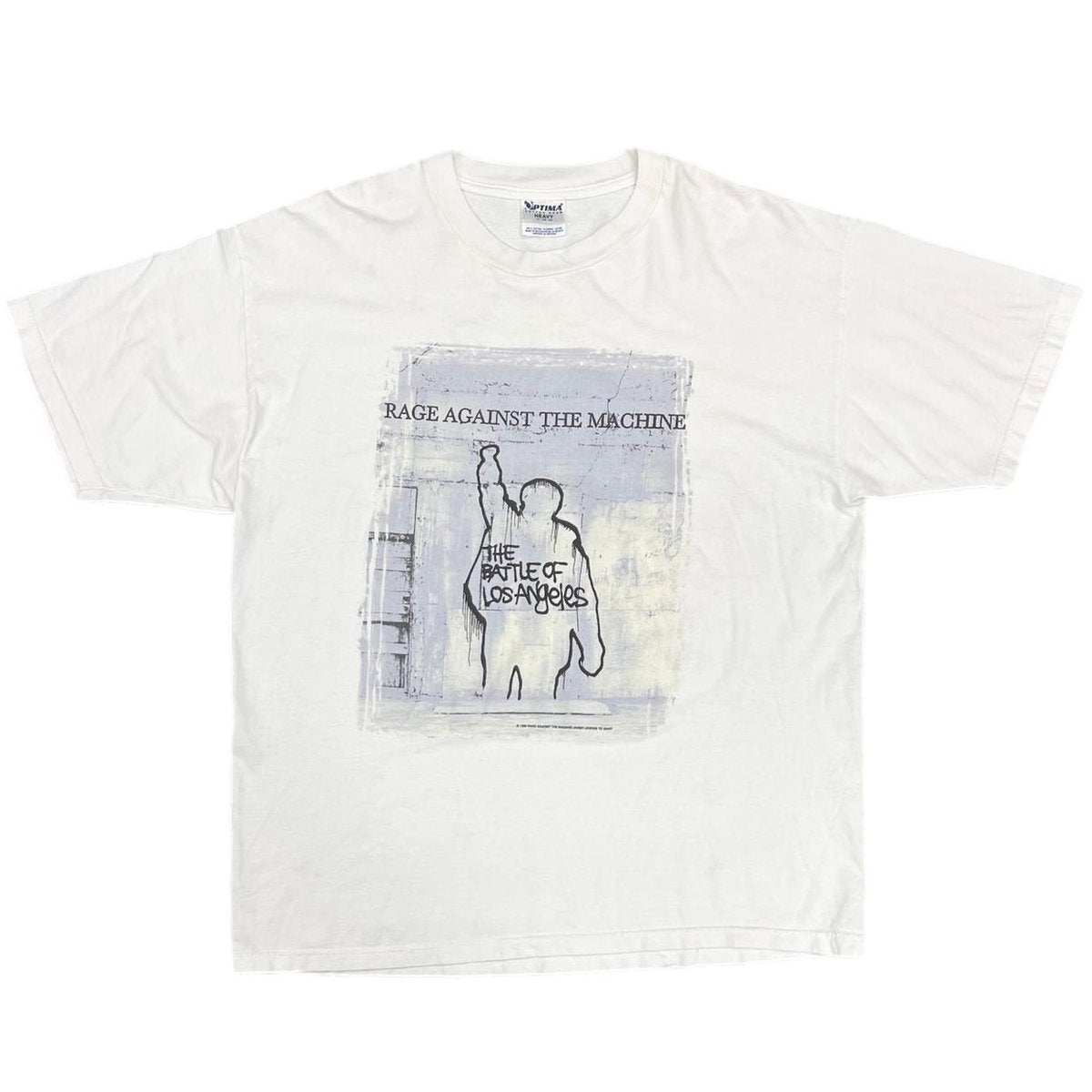 RAGE AGAINST THE MACHINE THE BATTLE OF LOS ANGELES WHITE OPTIMA XL 4091