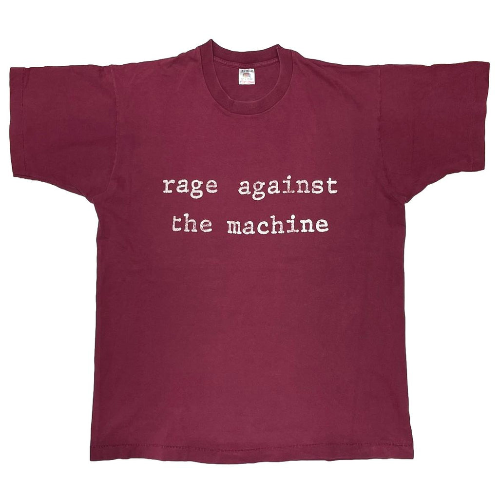RAGE AGAINST THE MACHINE MOLOTOV BURGUNDY FRUIT OF THE LOOM XL 8440