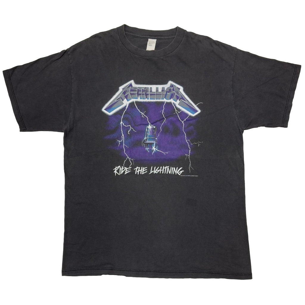 METALLICA RIDE THE LIGHTNING GIANT MISSING TAG XL 6114