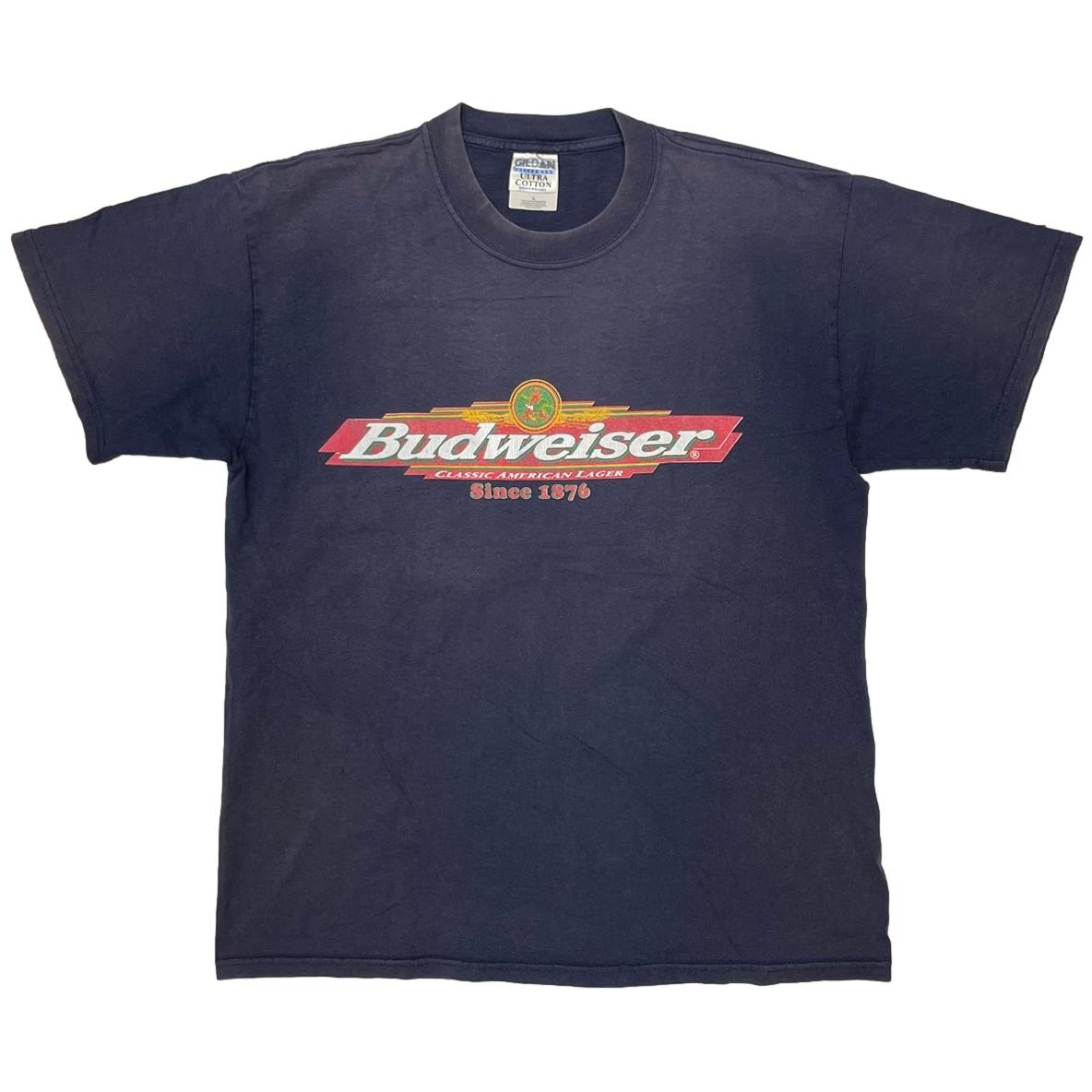Budweiser YOU MY FRIEND AN INCOMPETENT FERRET NAVY GILDAN LARGE 9879