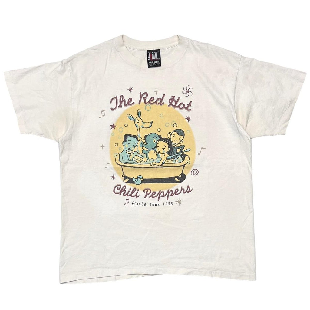 RED HOT CHILI PEPPERS ONE HOT MINUTE WORLD TOUR 1996 WHITE GIANT BY TEE JAYS XL 8902