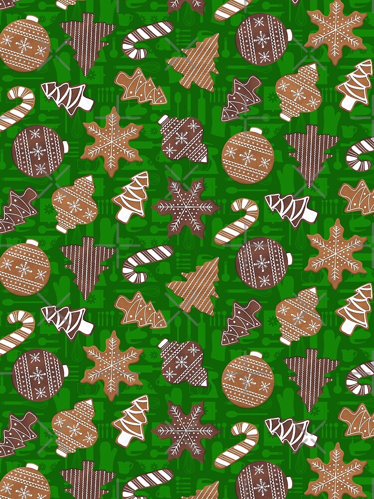 Green Christmas Cookies by WickedRefined - Nicole Demereckis